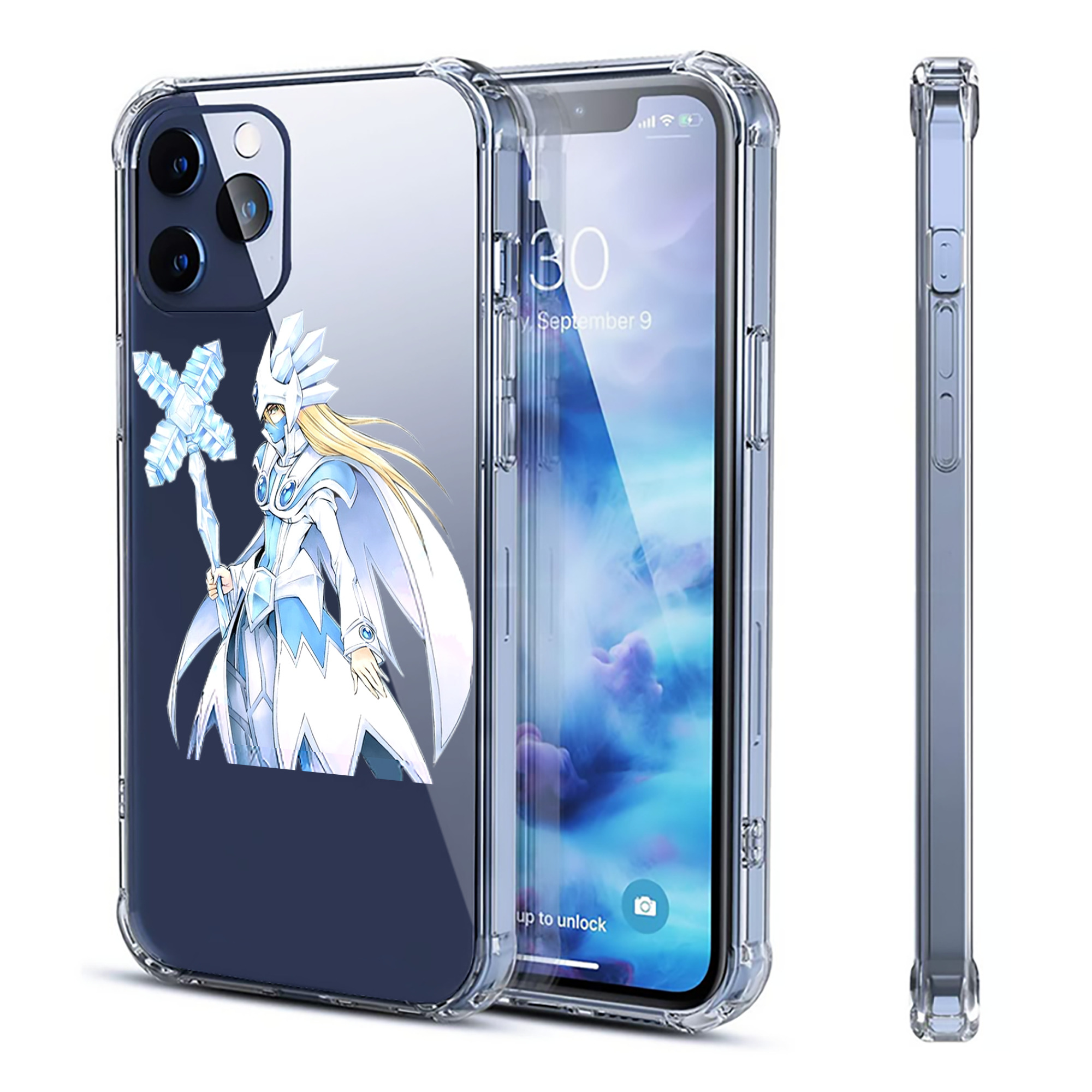 （画像用） 遊☆戯☆王 Yu-Gi-Oh! 【iPhone 12シリーズ対応】透明スマホケース（クリアソフトケース）